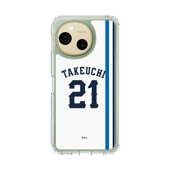 スリムプロテクションケース［ 埼玉西武ライオンズ- #21 TAKEUCHI - ホーム ］