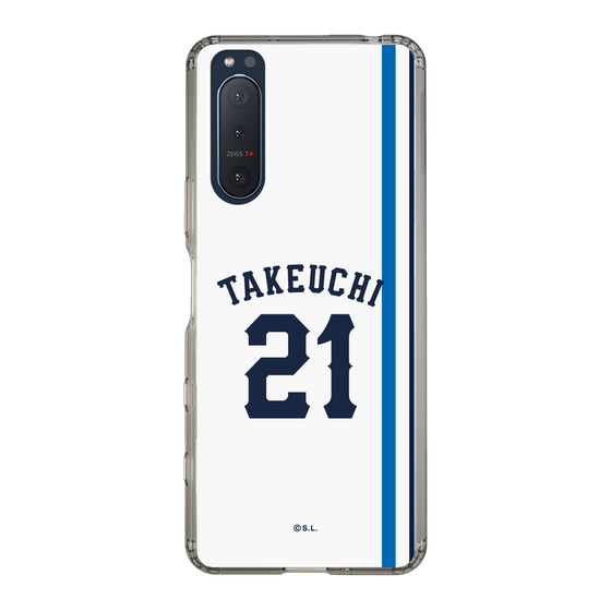 スリムプロテクションケース［ 埼玉西武ライオンズ- #21 TAKEUCHI - ホーム ］
