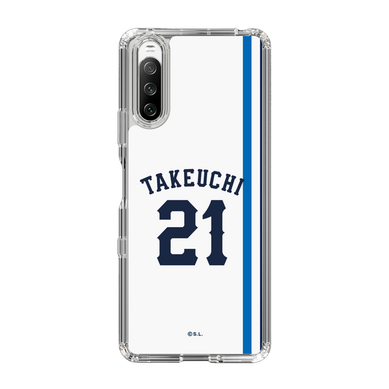 スリムプロテクションケース［ 埼玉西武ライオンズ- #21 TAKEUCHI - ホーム ］