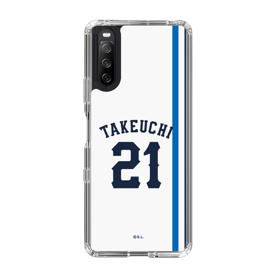 スリムプロテクションケース［ 埼玉西武ライオンズ- #21 TAKEUCHI - ホーム ］