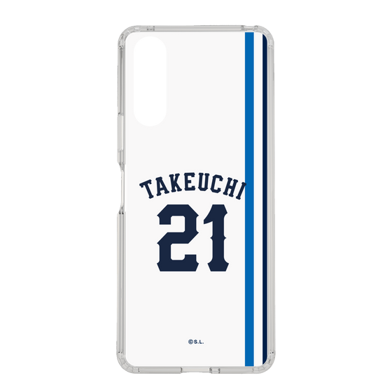 スリムプロテクションケース［ 埼玉西武ライオンズ- #21 TAKEUCHI - ホーム ］