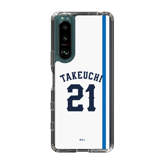 スリムプロテクションケース［ 埼玉西武ライオンズ- #21 TAKEUCHI - ホーム ］