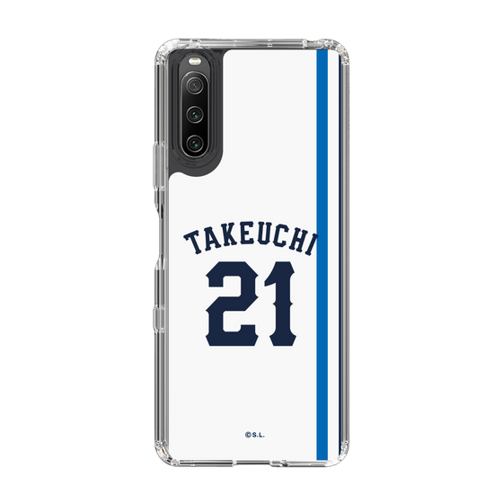スリムプロテクションケース［ 埼玉西武ライオンズ- #21 TAKEUCHI - ホーム ］