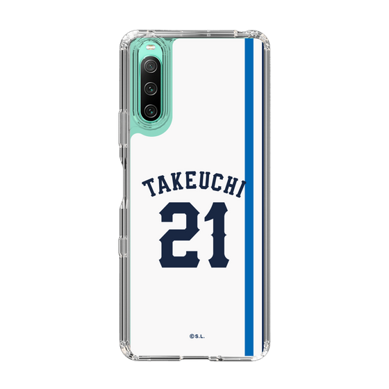 スリムプロテクションケース［ 埼玉西武ライオンズ- #21 TAKEUCHI - ホーム ］