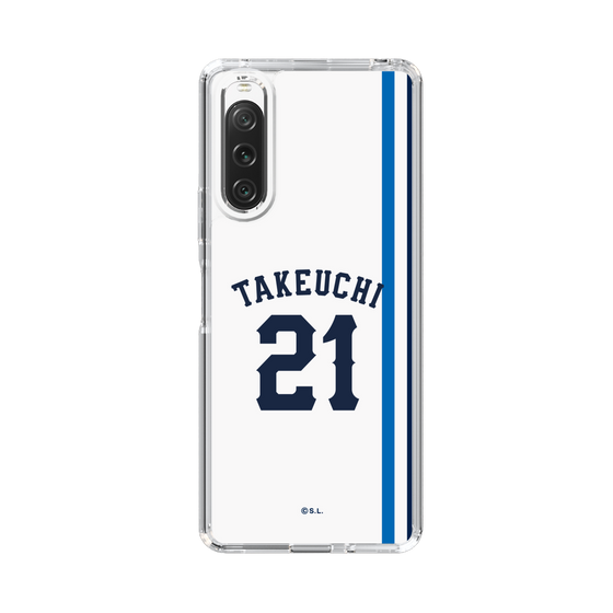 スリムプロテクションケース［ 埼玉西武ライオンズ- #21 TAKEUCHI - ホーム ］