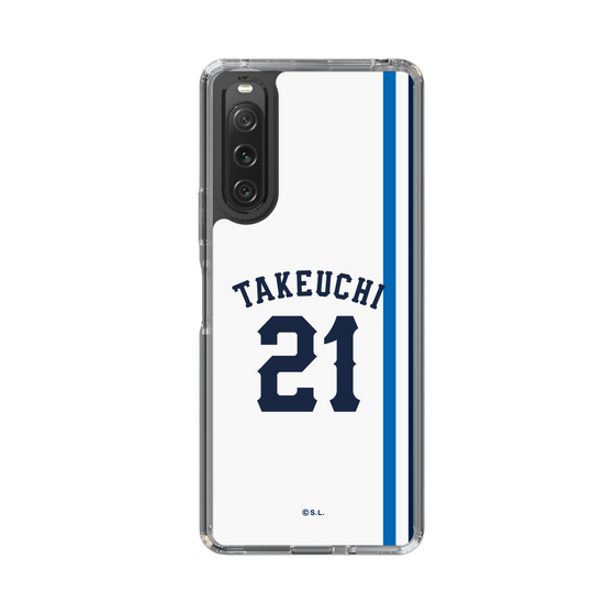 スリムプロテクションケース［ 埼玉西武ライオンズ- #21 TAKEUCHI - ホーム ］