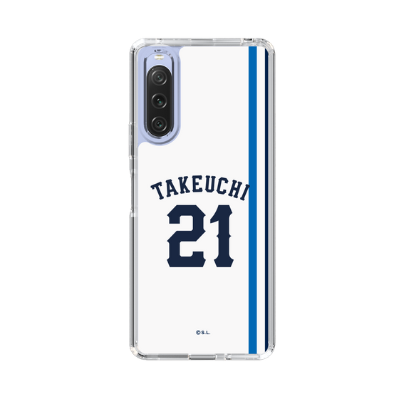 スリムプロテクションケース［ 埼玉西武ライオンズ- #21 TAKEUCHI - ホーム ］
