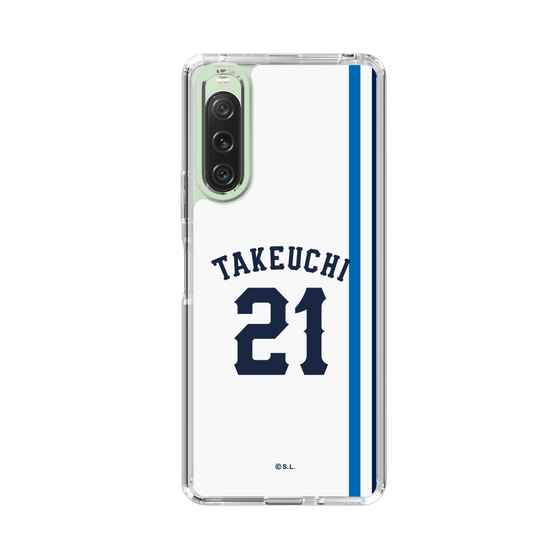 スリムプロテクションケース［ 埼玉西武ライオンズ- #21 TAKEUCHI - ホーム ］