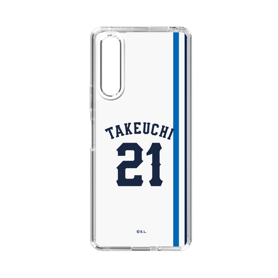 スリムプロテクションケース［ 埼玉西武ライオンズ- #21 TAKEUCHI - ホーム ］