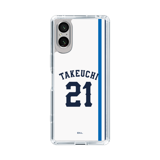 スリムプロテクションケース［ 埼玉西武ライオンズ- #21 TAKEUCHI - ホーム ］