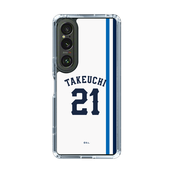 スリムプロテクションケース［ 埼玉西武ライオンズ- #21 TAKEUCHI - ホーム ］