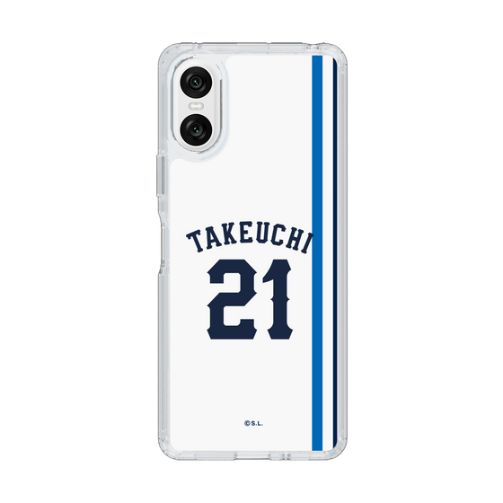 スリムプロテクションケース［ 埼玉西武ライオンズ- #21 TAKEUCHI - ホーム ］