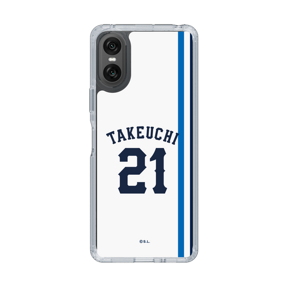 スリムプロテクションケース［ 埼玉西武ライオンズ- #21 TAKEUCHI - ホーム ］