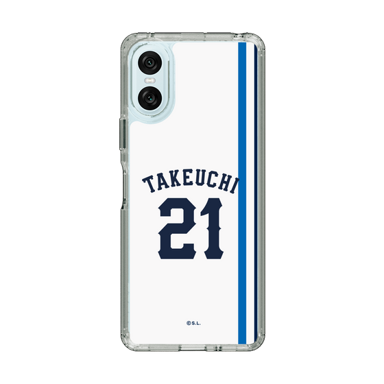 スリムプロテクションケース［ 埼玉西武ライオンズ- #21 TAKEUCHI - ホーム ］
