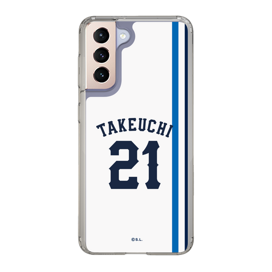スリムプロテクションケース［ 埼玉西武ライオンズ- #21 TAKEUCHI - ホーム ］