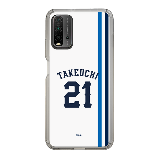 スリムプロテクションケース［ 埼玉西武ライオンズ- #21 TAKEUCHI - ホーム ］