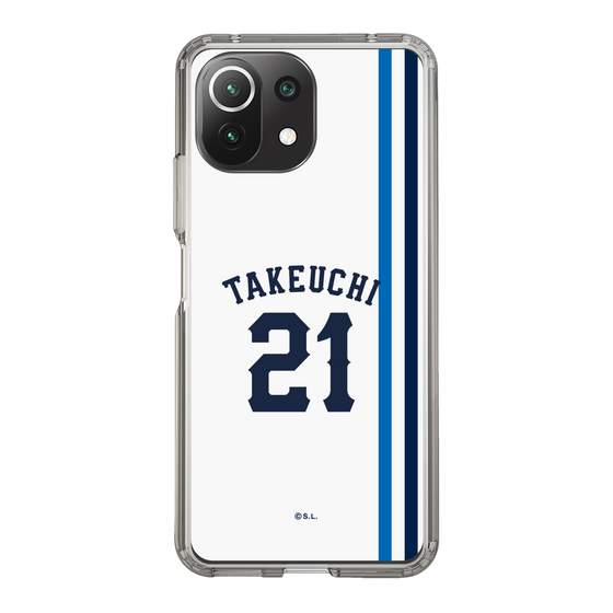 スリムプロテクションケース［ 埼玉西武ライオンズ- #21 TAKEUCHI - ホーム ］