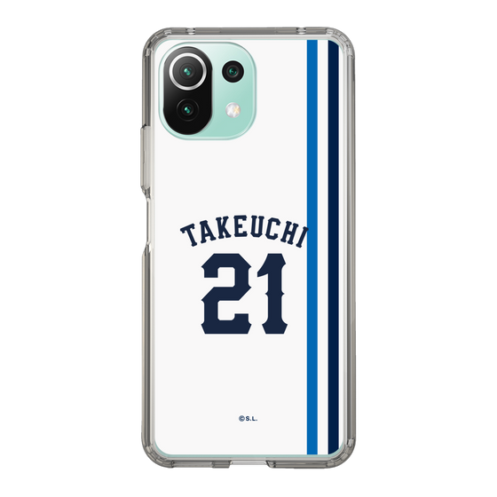 スリムプロテクションケース［ 埼玉西武ライオンズ- #21 TAKEUCHI - ホーム ］