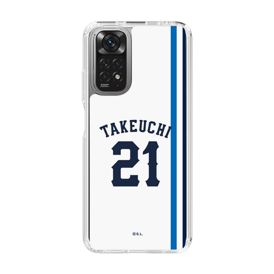 スリムプロテクションケース［ 埼玉西武ライオンズ- #21 TAKEUCHI - ホーム ］