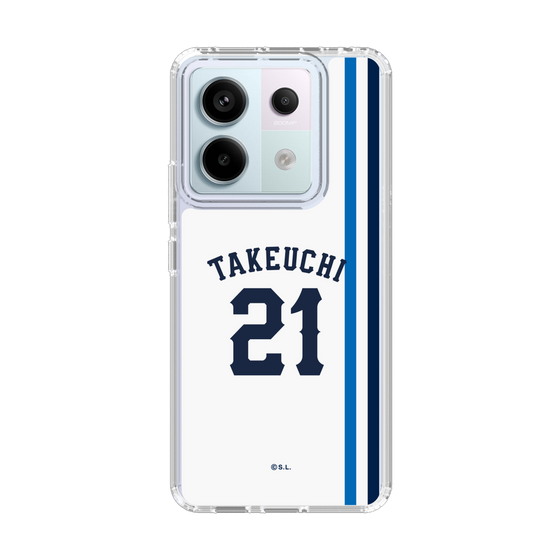 スリムプロテクションケース［ 埼玉西武ライオンズ- #21 TAKEUCHI - ホーム ］