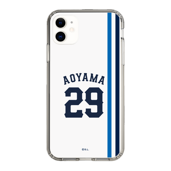 スリムプロテクションケース［ 埼玉西武ライオンズ- #29 AOYAMA - ホーム ］
