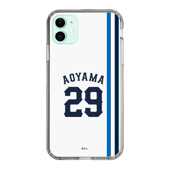 スリムプロテクションケース［ 埼玉西武ライオンズ- #29 AOYAMA - ホーム ］