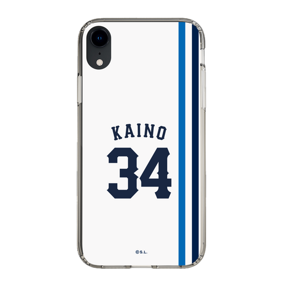 スリムプロテクションケース［ 埼玉西武ライオンズ- #34 KAINO - ホーム ］