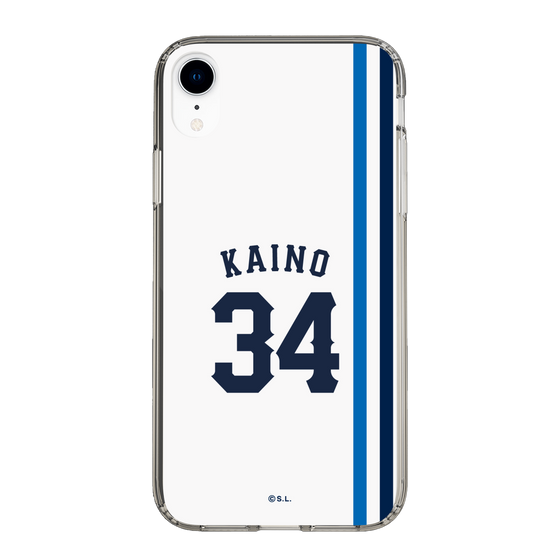 スリムプロテクションケース［ 埼玉西武ライオンズ- #34 KAINO - ホーム ］