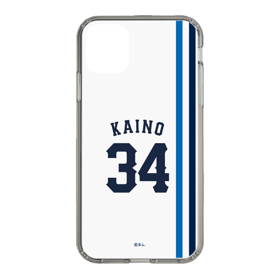 スリムプロテクションケース［ 埼玉西武ライオンズ- #34 KAINO - ホーム ］