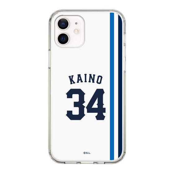 スリムプロテクションケース［ 埼玉西武ライオンズ- #34 KAINO - ホーム ］