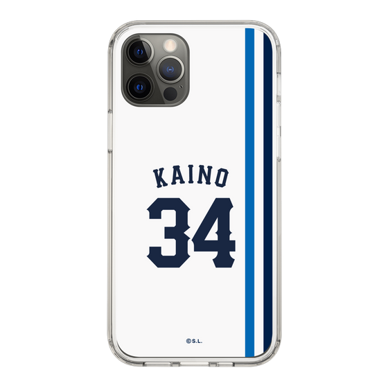 スリムプロテクションケース［ 埼玉西武ライオンズ- #34 KAINO - ホーム ］