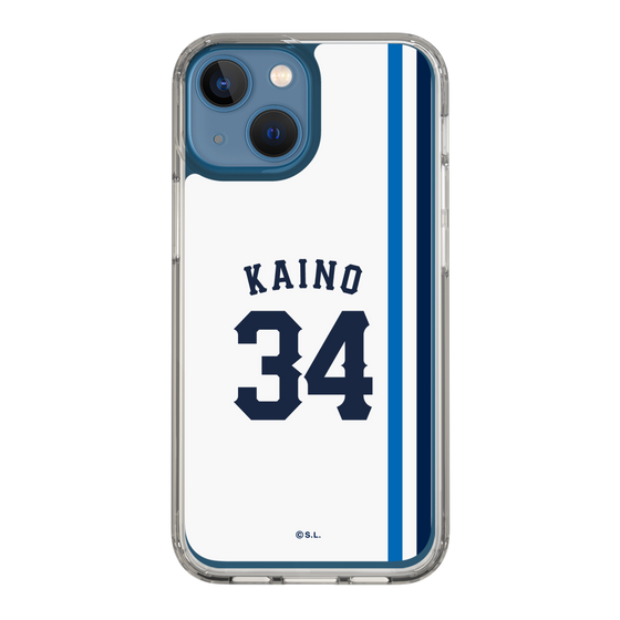スリムプロテクションケース［ 埼玉西武ライオンズ- #34 KAINO - ホーム ］