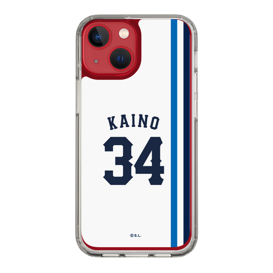 スリムプロテクションケース［ 埼玉西武ライオンズ- #34 KAINO - ホーム ］
