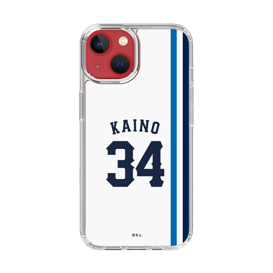 スリムプロテクションケース［ 埼玉西武ライオンズ- #34 KAINO - ホーム ］