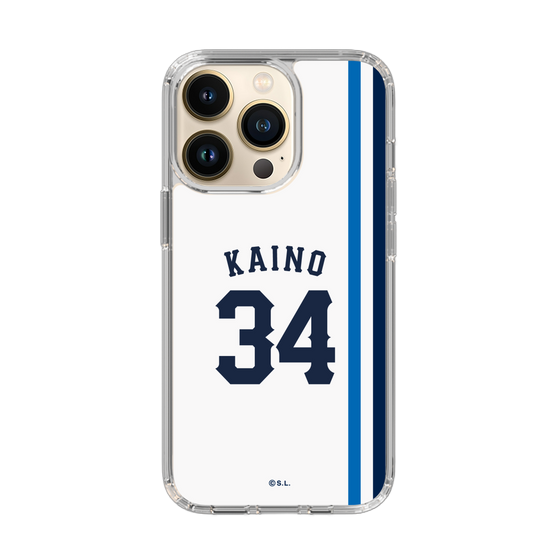 スリムプロテクションケース［ 埼玉西武ライオンズ- #34 KAINO - ホーム ］