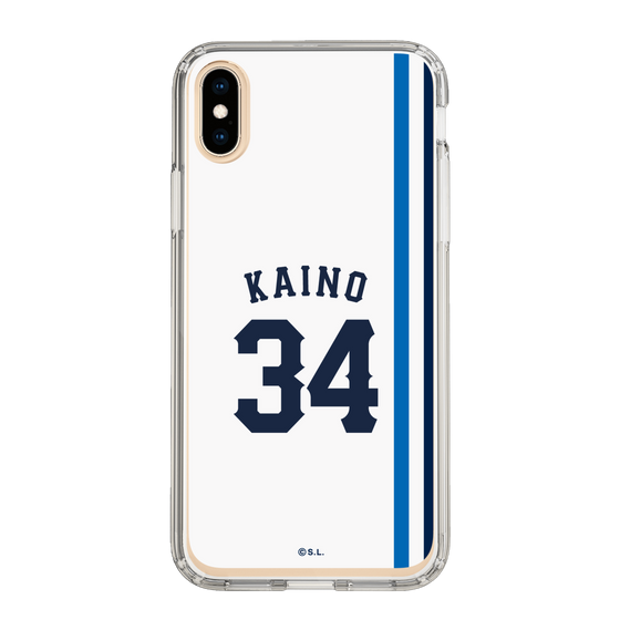 スリムプロテクションケース［ 埼玉西武ライオンズ- #34 KAINO - ホーム ］