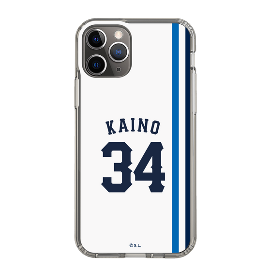 スリムプロテクションケース［ 埼玉西武ライオンズ- #34 KAINO - ホーム ］