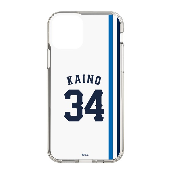 スリムプロテクションケース［ 埼玉西武ライオンズ- #34 KAINO - ホーム ］