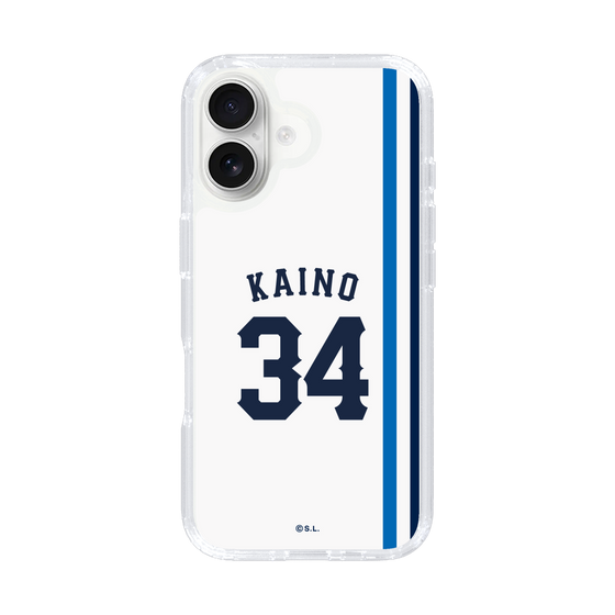 スリムプロテクションケース［ 埼玉西武ライオンズ- #34 KAINO - ホーム ］