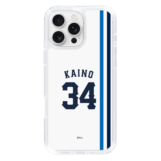 スリムプロテクションケース［ 埼玉西武ライオンズ- #34 KAINO - ホーム ］