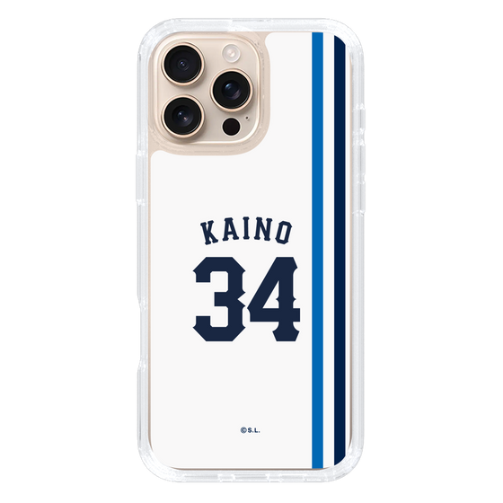 スリムプロテクションケース［ 埼玉西武ライオンズ- #34 KAINO - ホーム ］