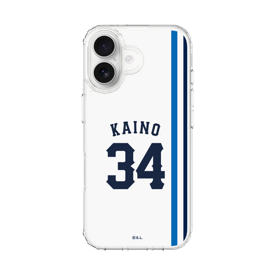 スリムプロテクションケース［ 埼玉西武ライオンズ- #34 KAINO - ホーム ］