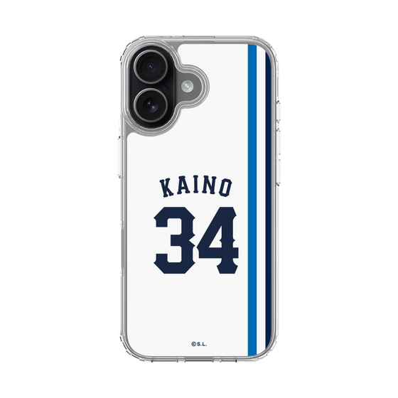 スリムプロテクションケース［ 埼玉西武ライオンズ- #34 KAINO - ホーム ］
