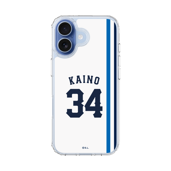 スリムプロテクションケース［ 埼玉西武ライオンズ- #34 KAINO - ホーム ］