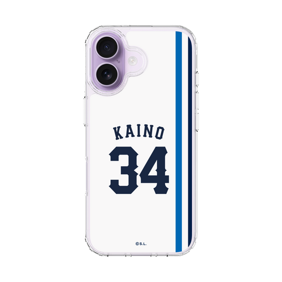 スリムプロテクションケース［ 埼玉西武ライオンズ- #34 KAINO - ホーム ］