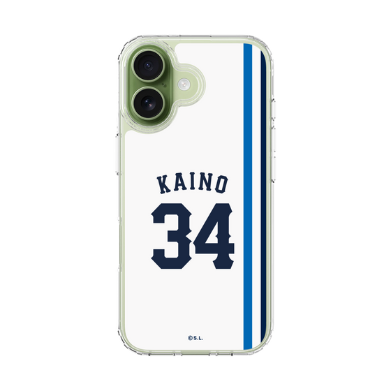 スリムプロテクションケース［ 埼玉西武ライオンズ- #34 KAINO - ホーム ］
