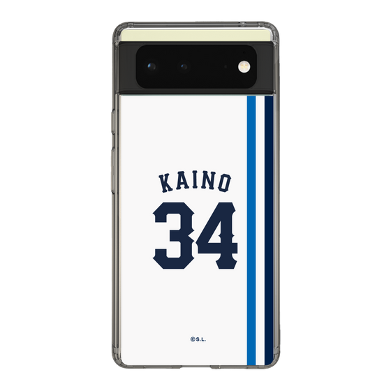 スリムプロテクションケース［ 埼玉西武ライオンズ- #34 KAINO - ホーム ］