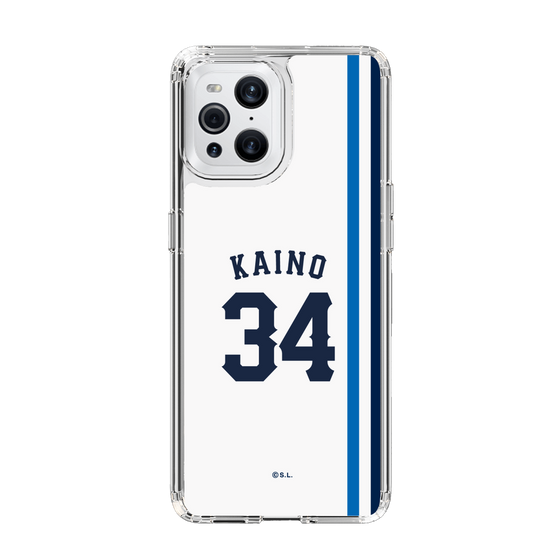スリムプロテクションケース［ 埼玉西武ライオンズ- #34 KAINO - ホーム ］