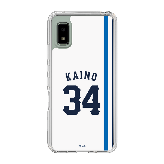 スリムプロテクションケース［ 埼玉西武ライオンズ- #34 KAINO - ホーム ］