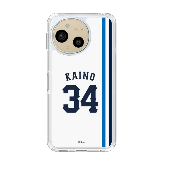 スリムプロテクションケース［ 埼玉西武ライオンズ- #34 KAINO - ホーム ］